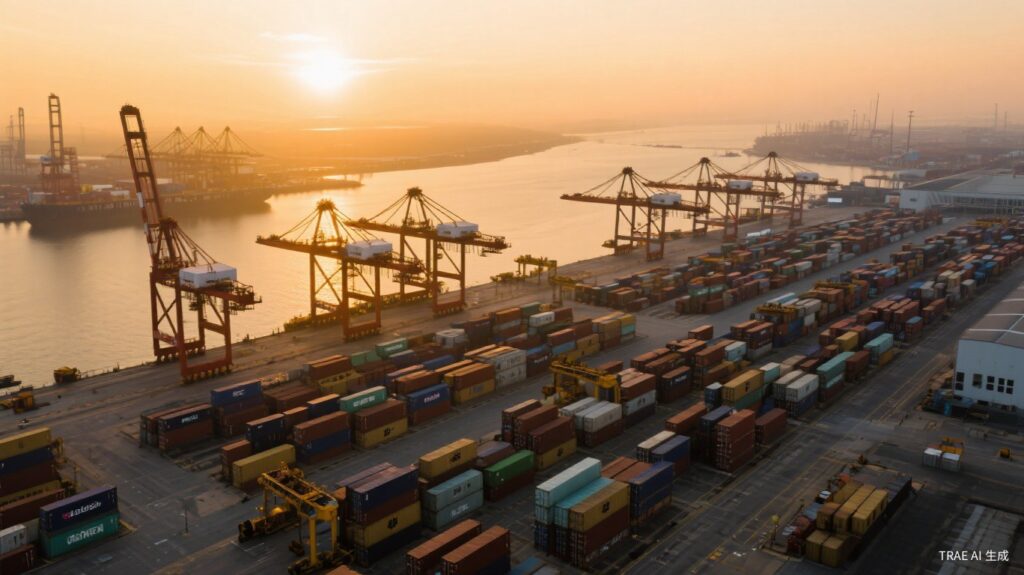 Global Diesel Generator Market Trends in 2026: What Buyers Need to Know container port sunset