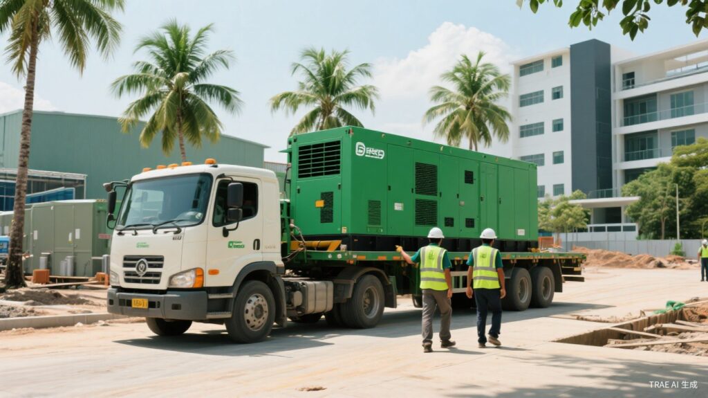 Powering a Construction Site in the Philippines: 800 kVA Generator Delivery news3 project case