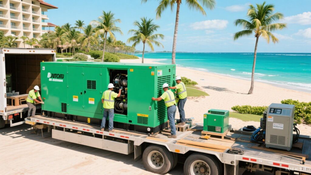 Backup Power for a Beachfront Resort in the Maldives: 2x400 kVA Generator Installation news4 project case