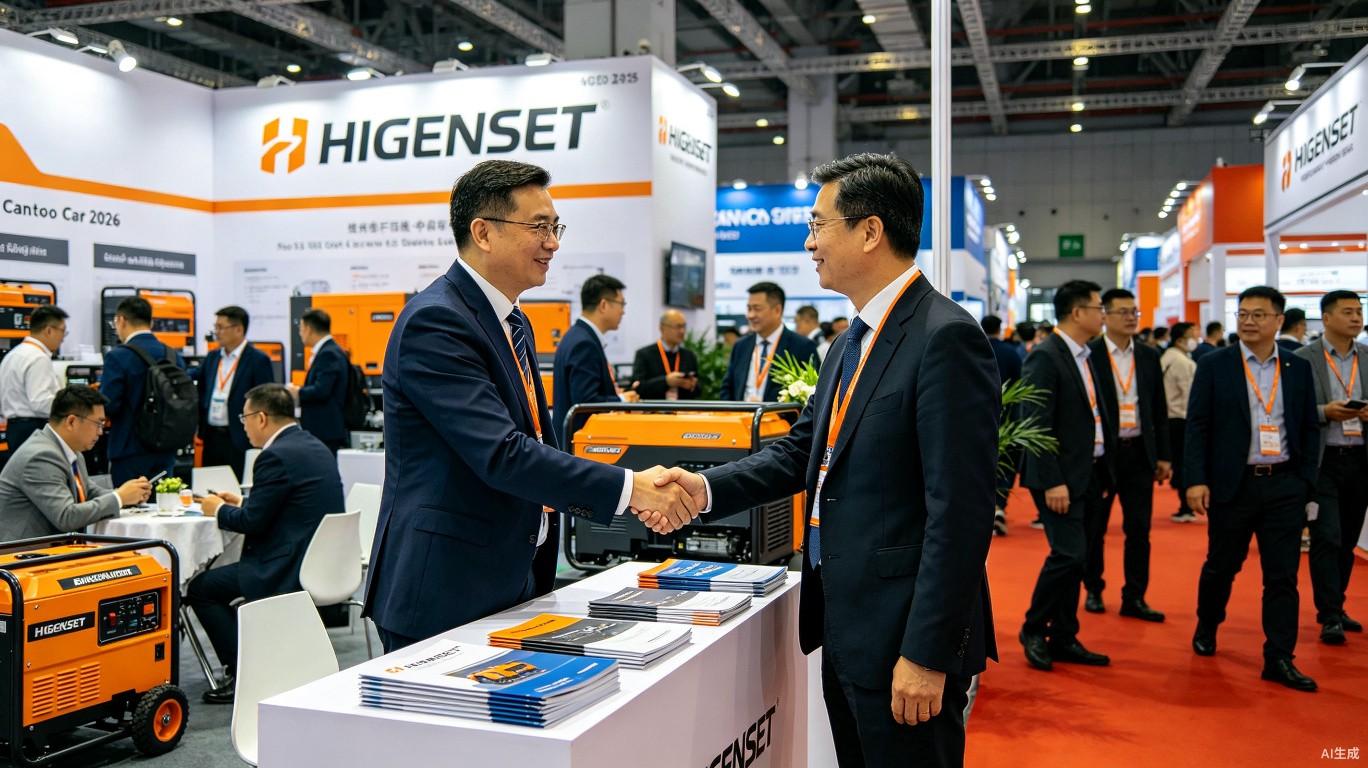 Higenset at Canton Fair 2026: Connecting Global Buyers with China's Top Generator Factories Higenset at Canton Fair 2026: Connecting Global Buyers with China’s Top Generator Factories